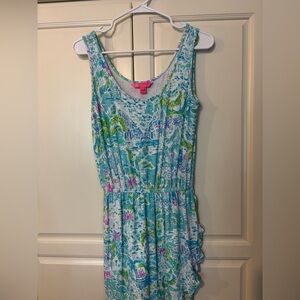 Lilly Pulitzer Analee Romper WHAT A LOVELY PLACE size small ($65)